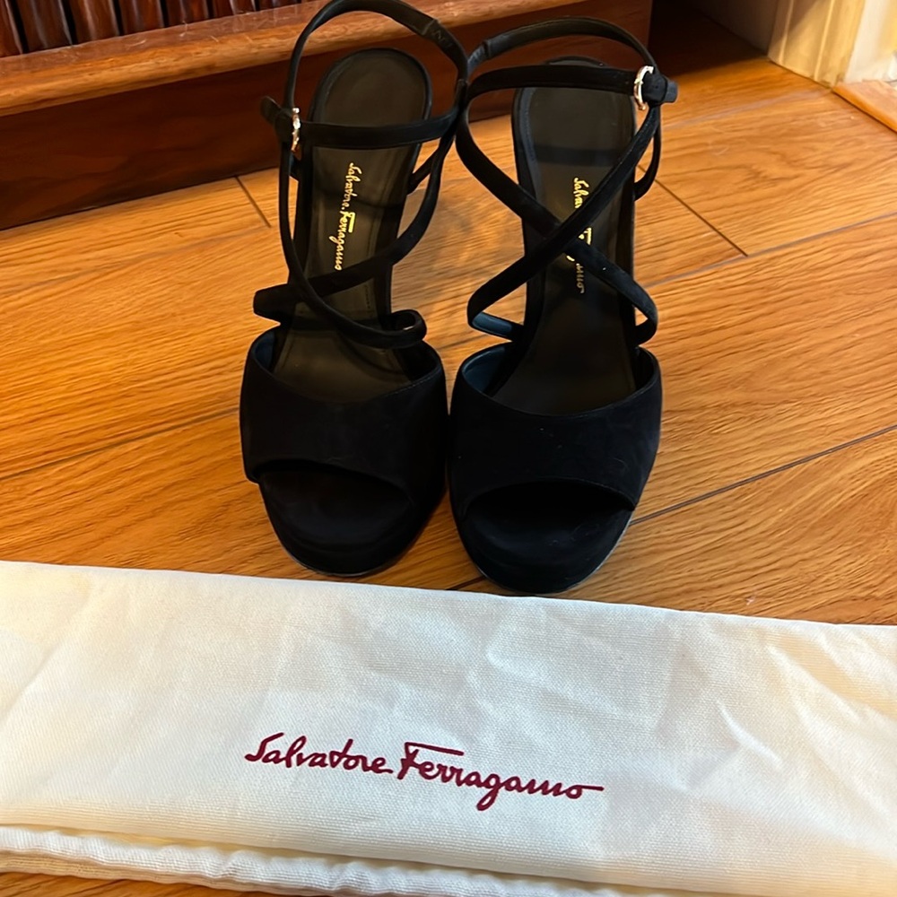 Salvatore Ferragamo Classic Black Heels